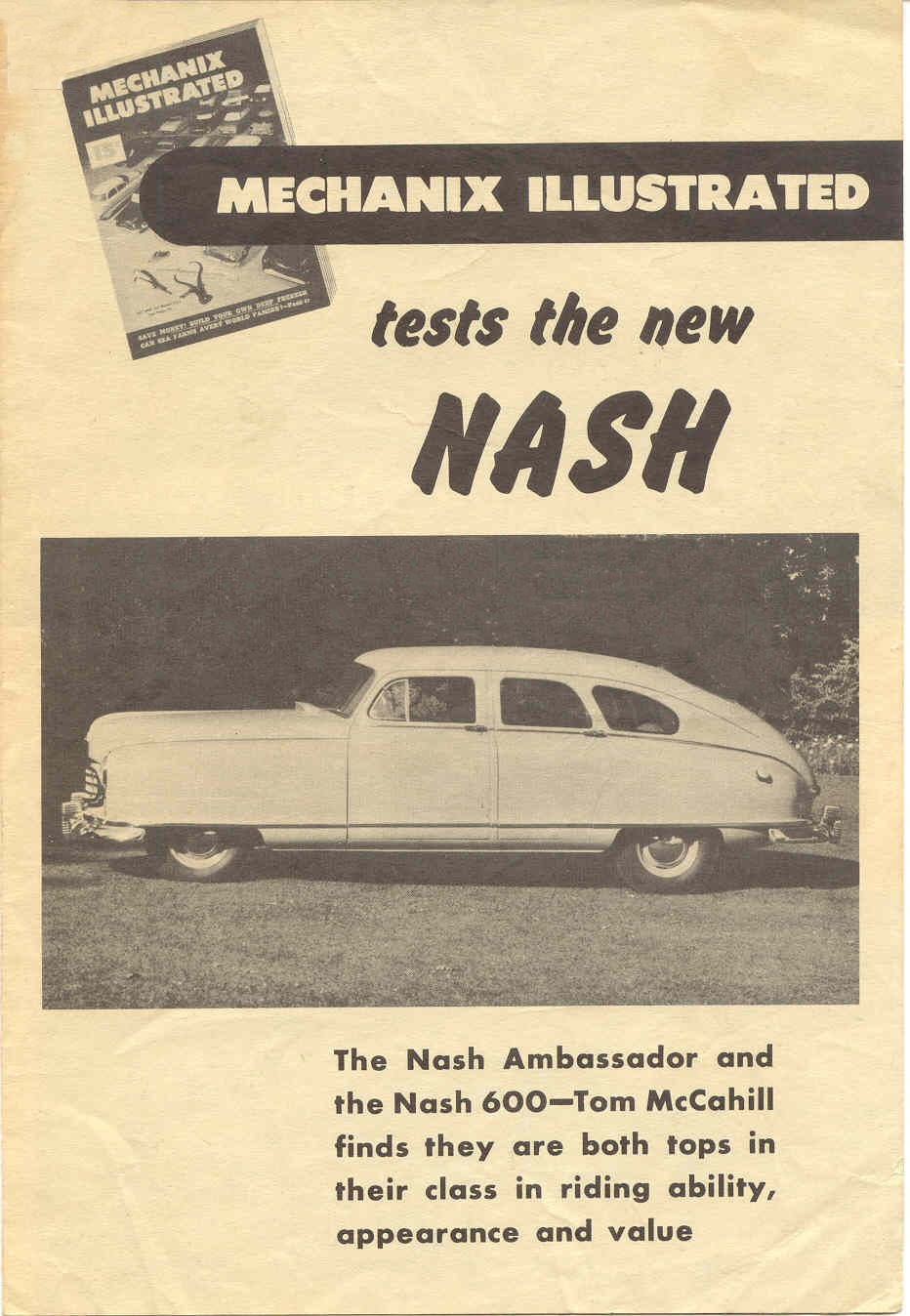 1949 Nash Feature Article Page 1